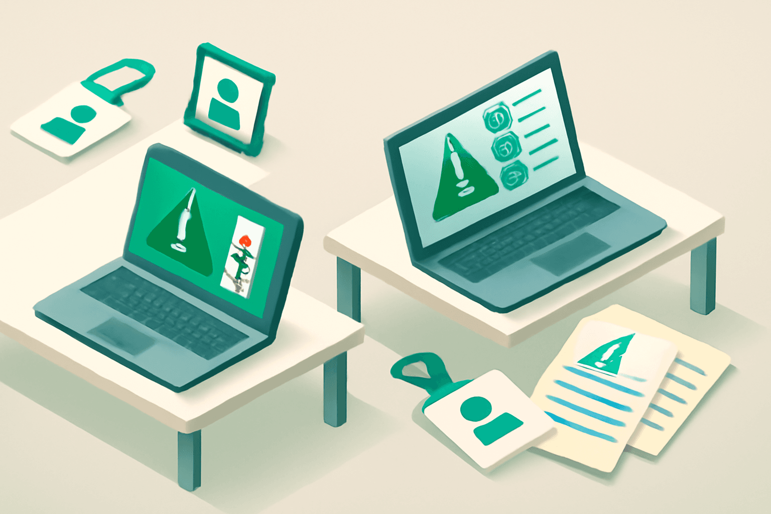 Visual depiction of common contractor hiring mistakes.