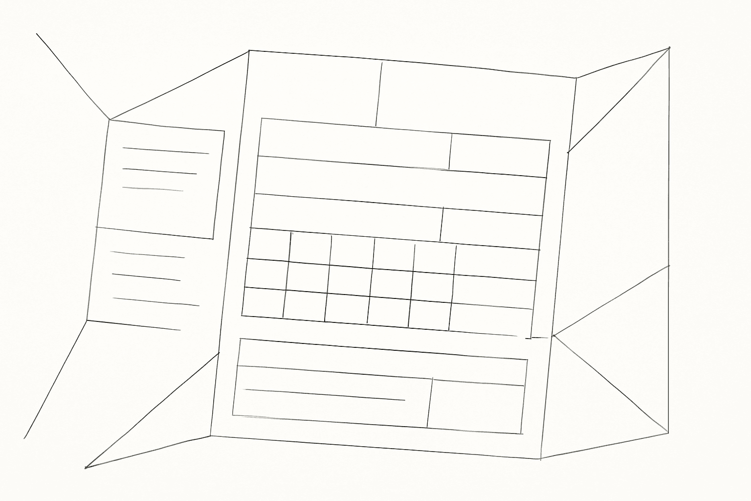 Illustration showing fields of W-9 form.